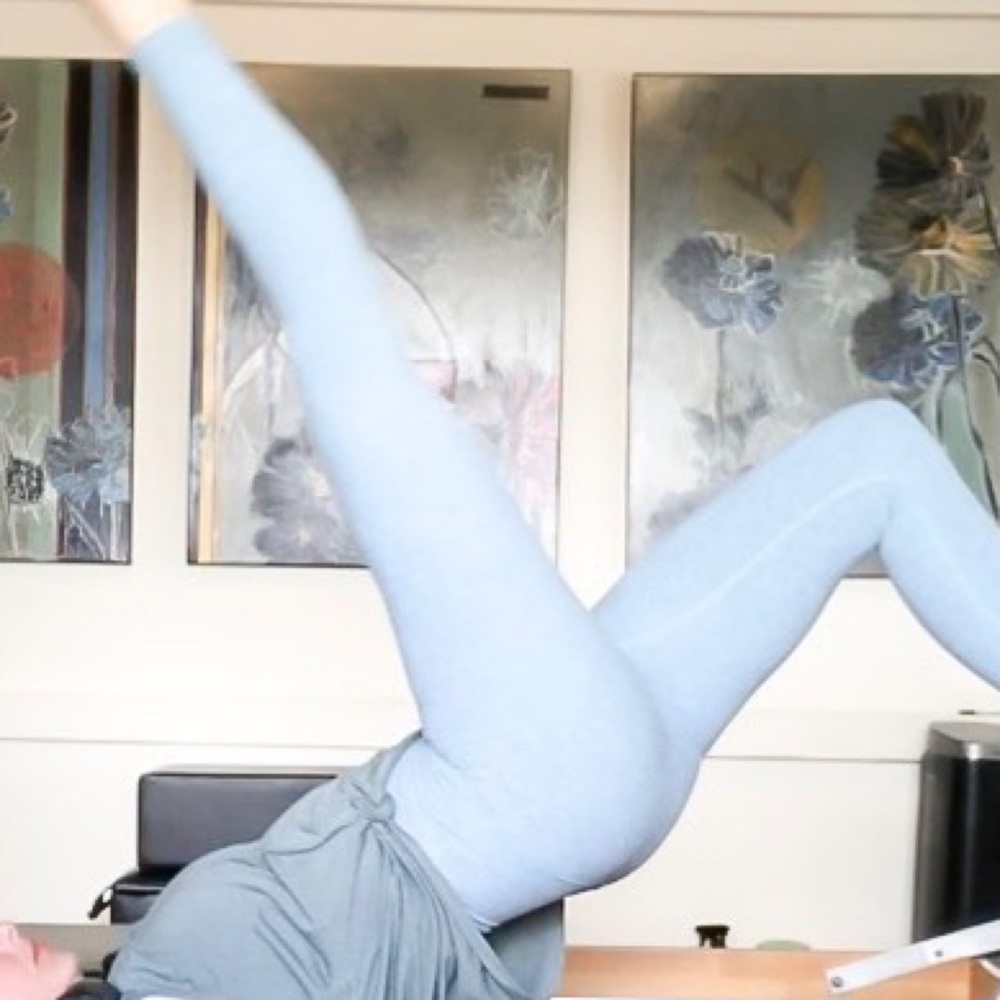 Beyond yoga light blue leggings. Size small.